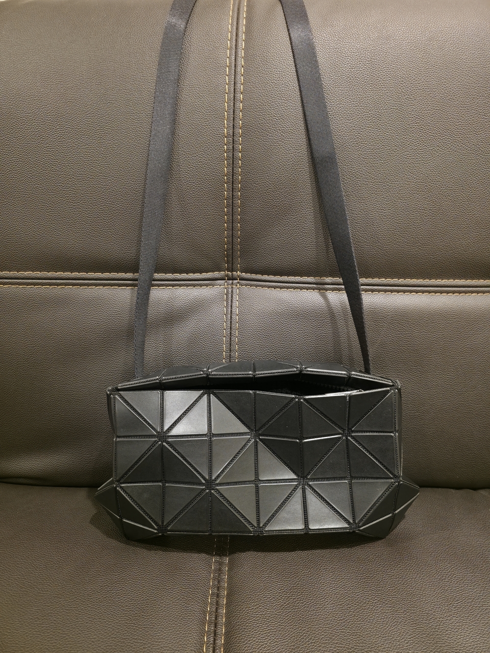 Issey Miyake Bao Bao - Modern Geometric Black Womens Shoulder Bag